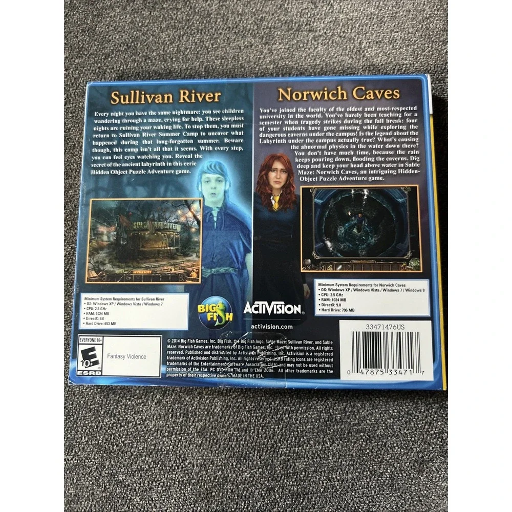 Big Fish Games Sable Maze 2 Game Pack PC DVD-ROM